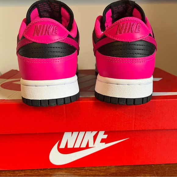 NIKE Women’s Dunk Low Fierce Pink Sneakers - Picture 6 of 10
